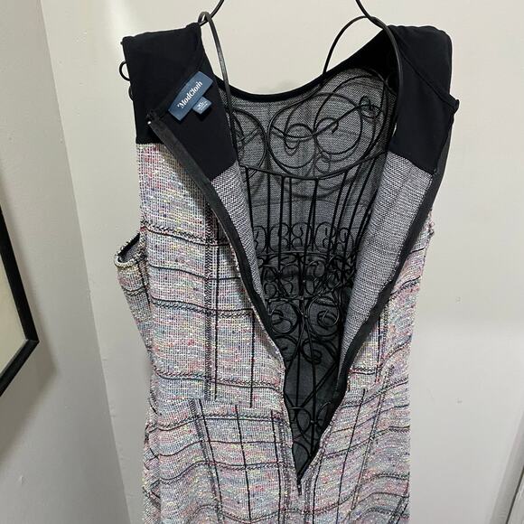 ModCloth Smiling From the Top Dress Size XL Sleeveless Fit Flare Stretch Knit - Picture 9 of 10